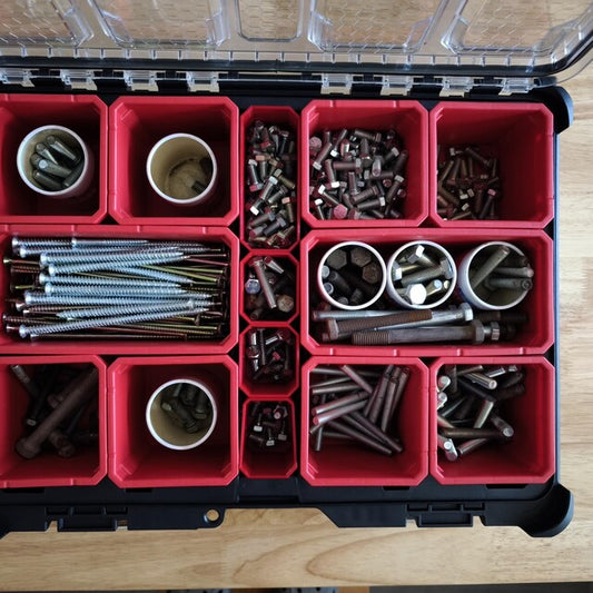 Sichtkästen Mittelfach (für Milwaukee PACKOUT (Slim) Organiser)
