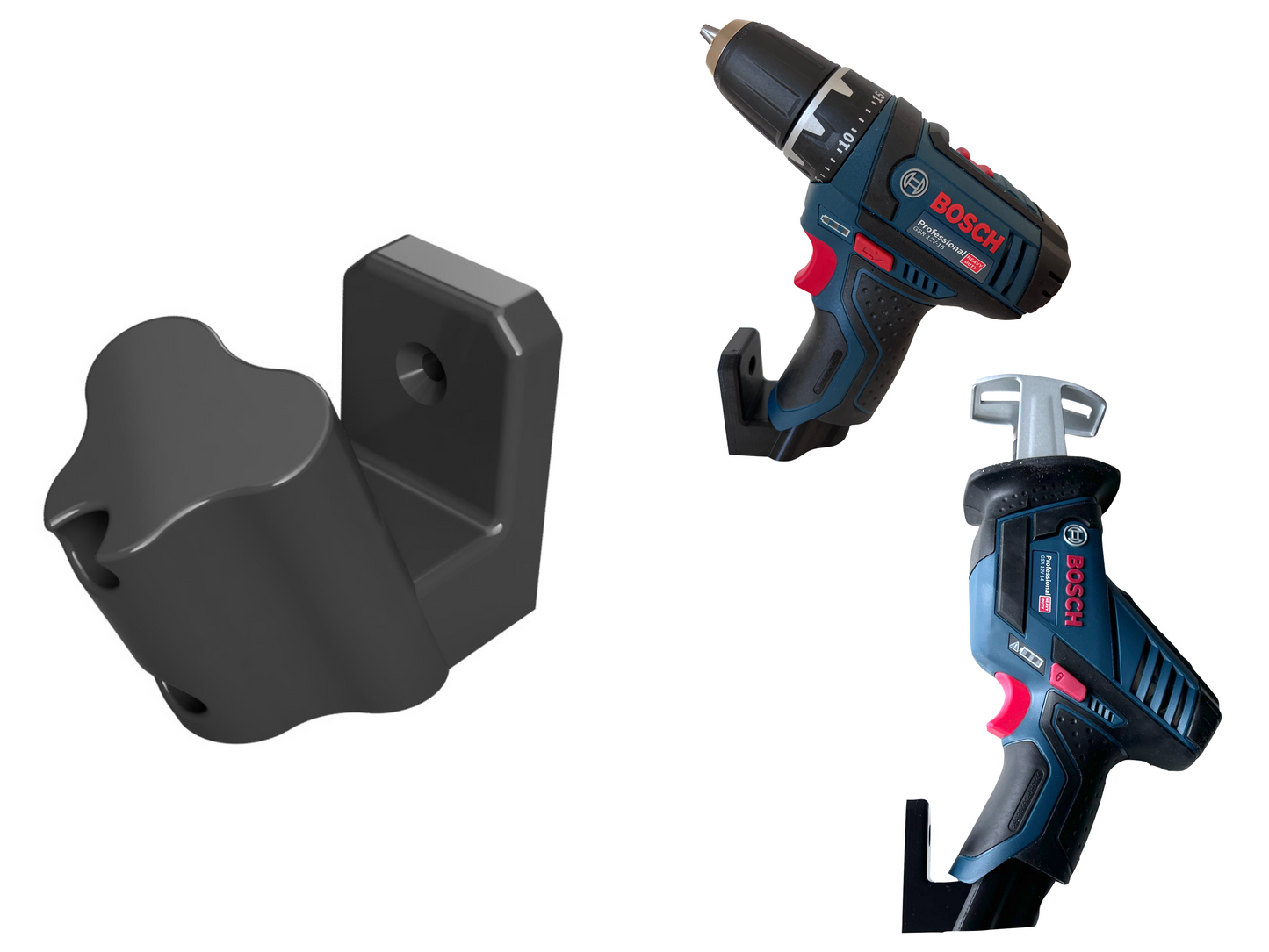 Machine holder battery compartment (for Bosch Professional 12V)