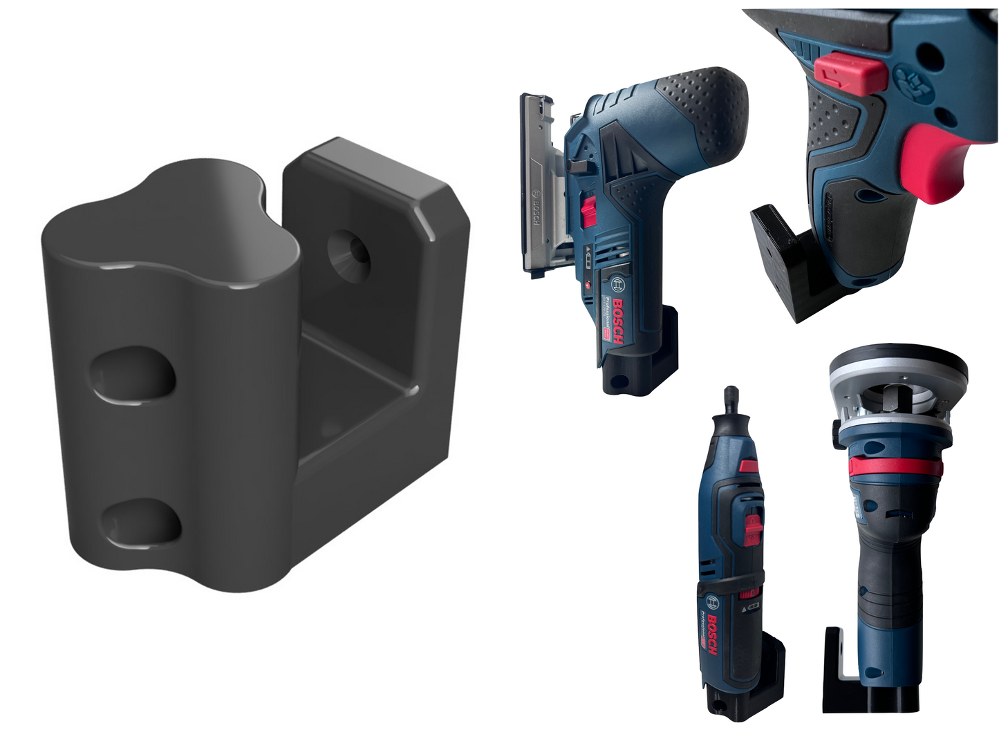 Machine holder battery compartment (for Bosch Professional 12V)