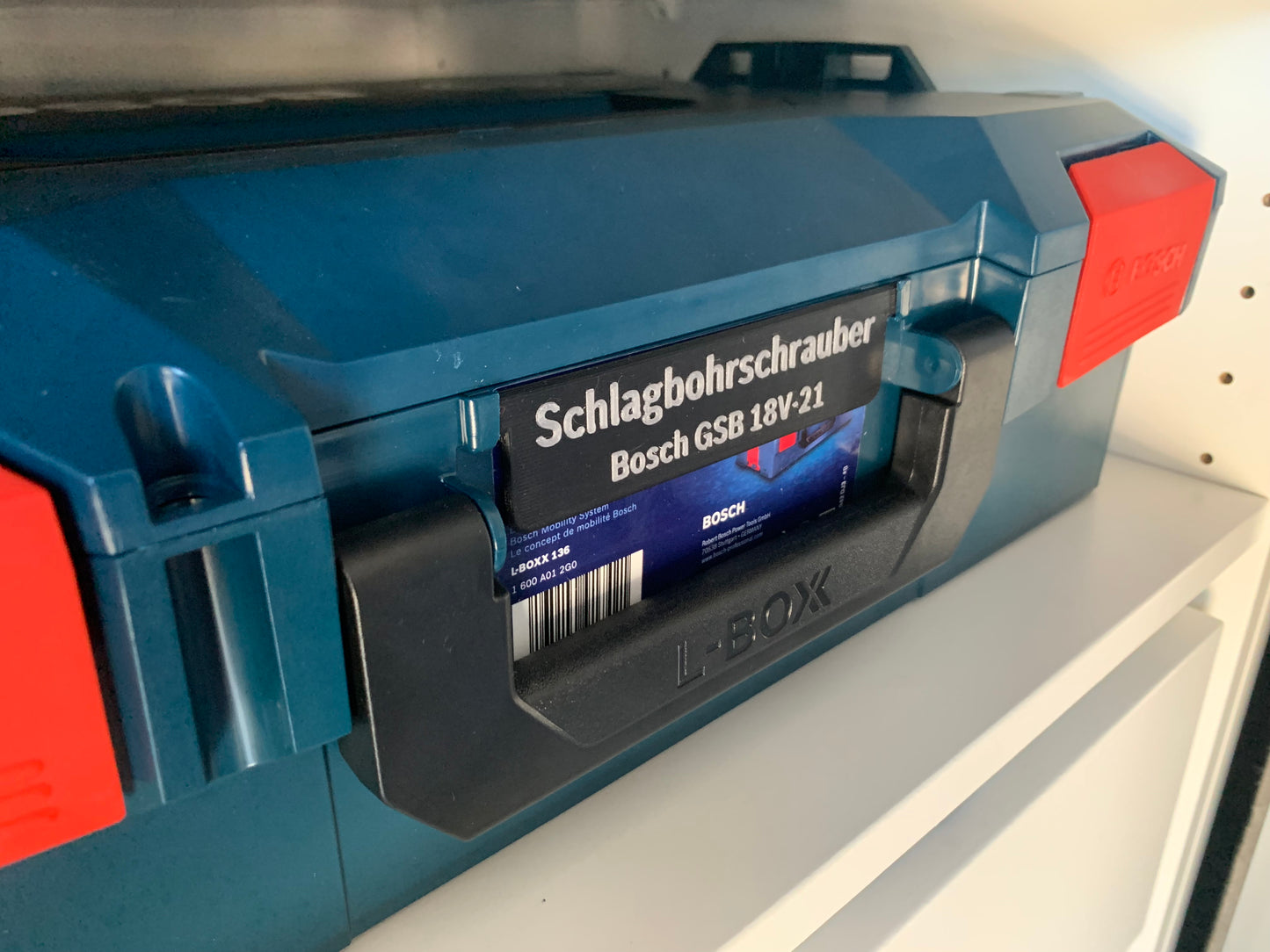 Custom Label (for Bosch Sortimo L-Boxx)