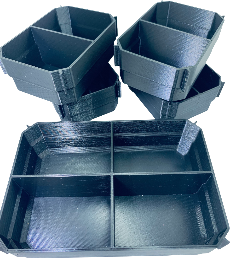 Sichtkästen 5er Vorteilsset (für Dewalt TSTAK / Stanley ProStack)