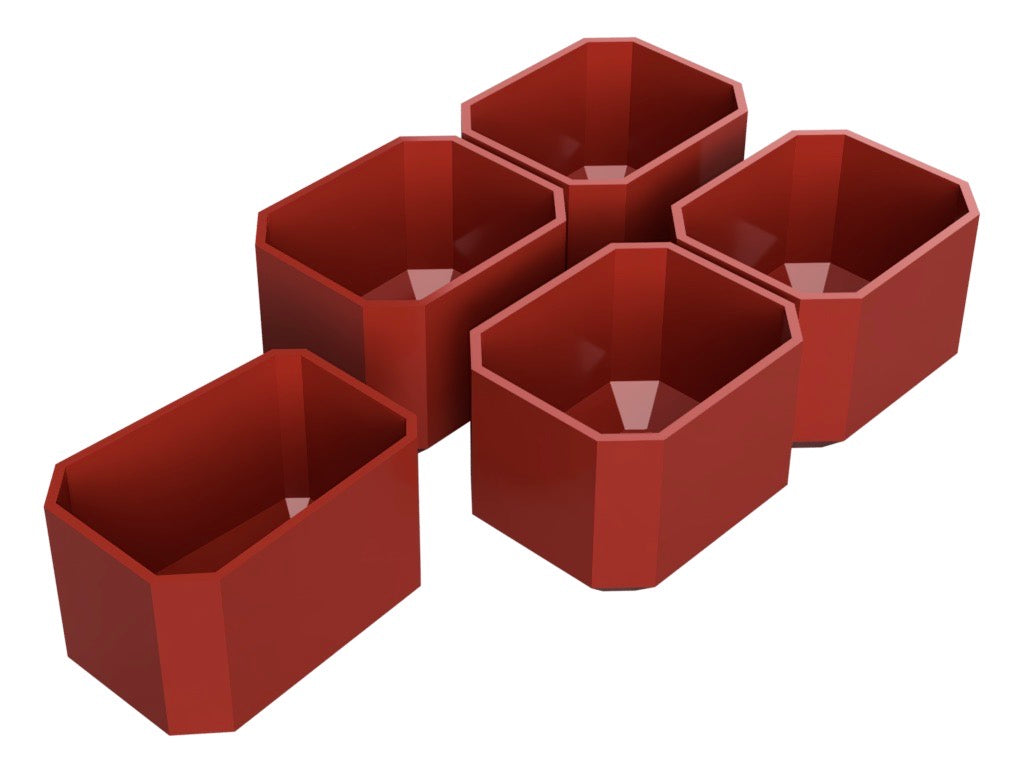 Clear boxes middle compartment (for Milwaukee PACKOUT (Slim) Organizer)