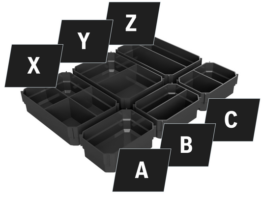 display boxes (for Dewalt TSTAK / Stanley ProStack)