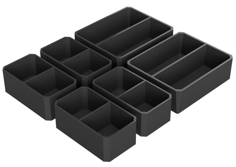 display boxes 6-pack (for Dewalt ToughSystem 1.0)