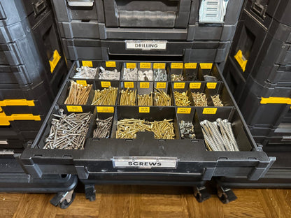 Display boxes 9-pack (for Dewalt TSTAK drawers)