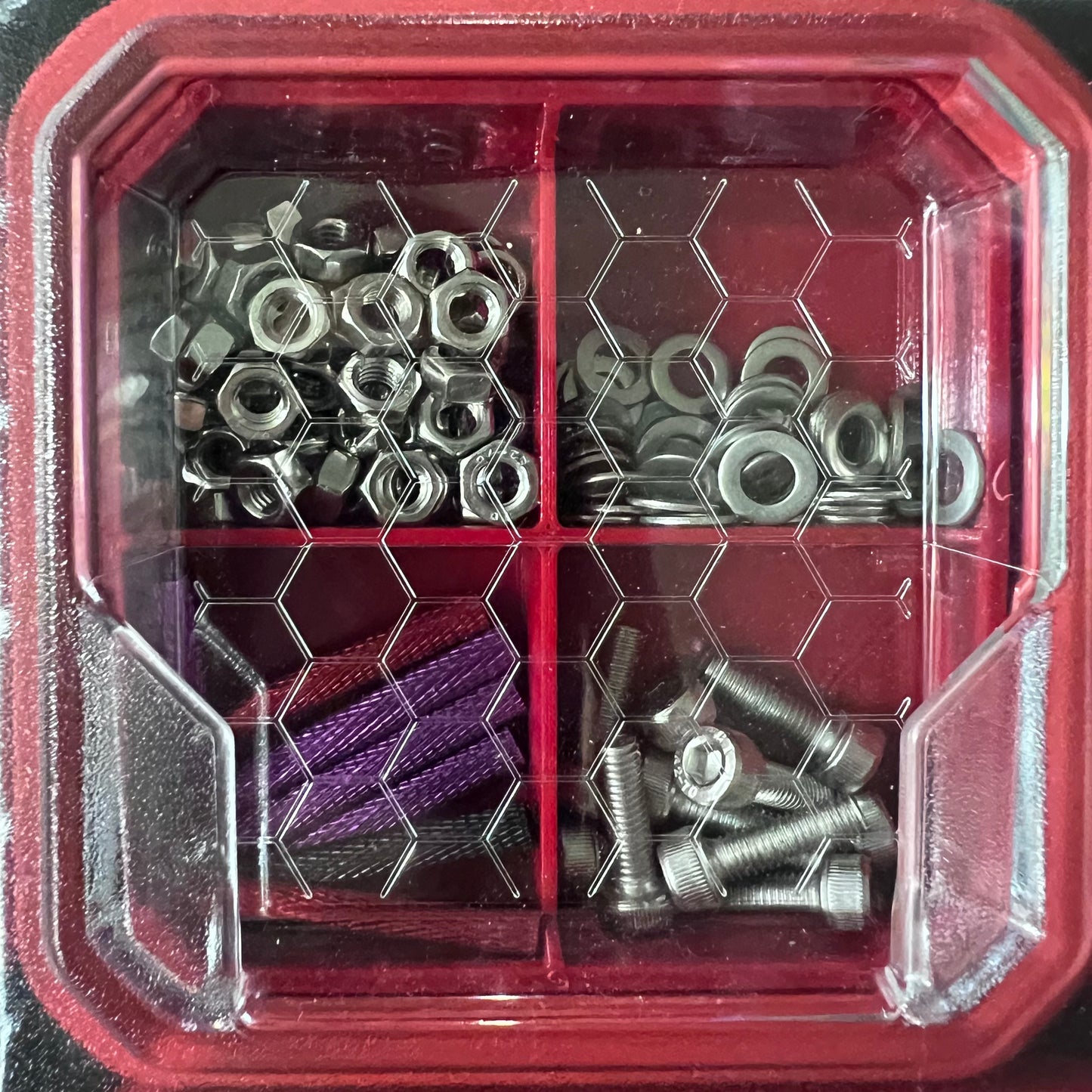 Tiered display boxes (for Milwaukee PACKOUT Slim Organizer)