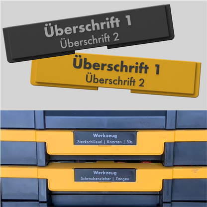 Custom Label (for Dewalt TSTAK / Stanley ProStack)