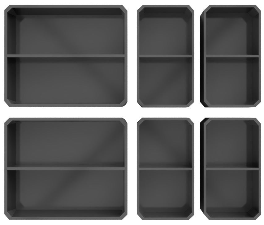 display boxes 6-pack (for Dewalt ToughSystem 1.0)