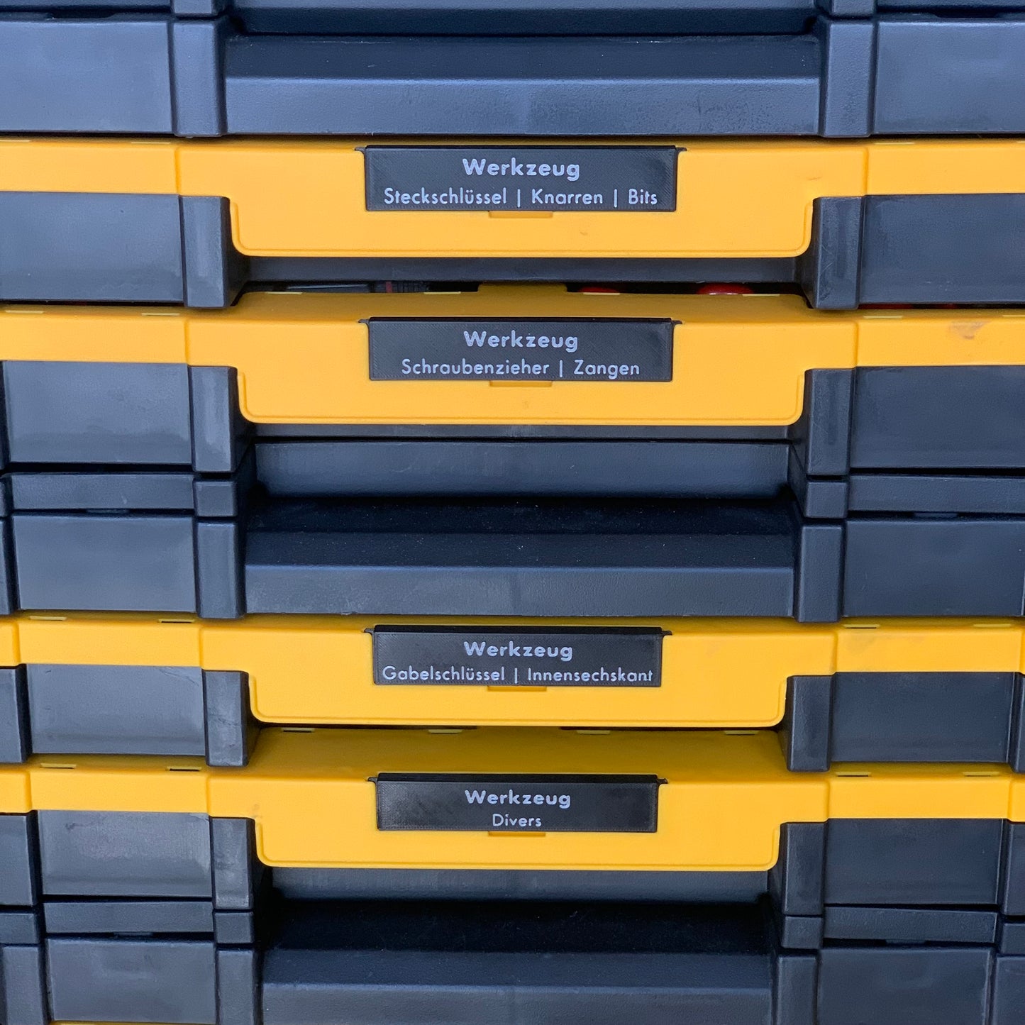 Custom Label (für Dewalt TSTAK / Stanley ProStack)