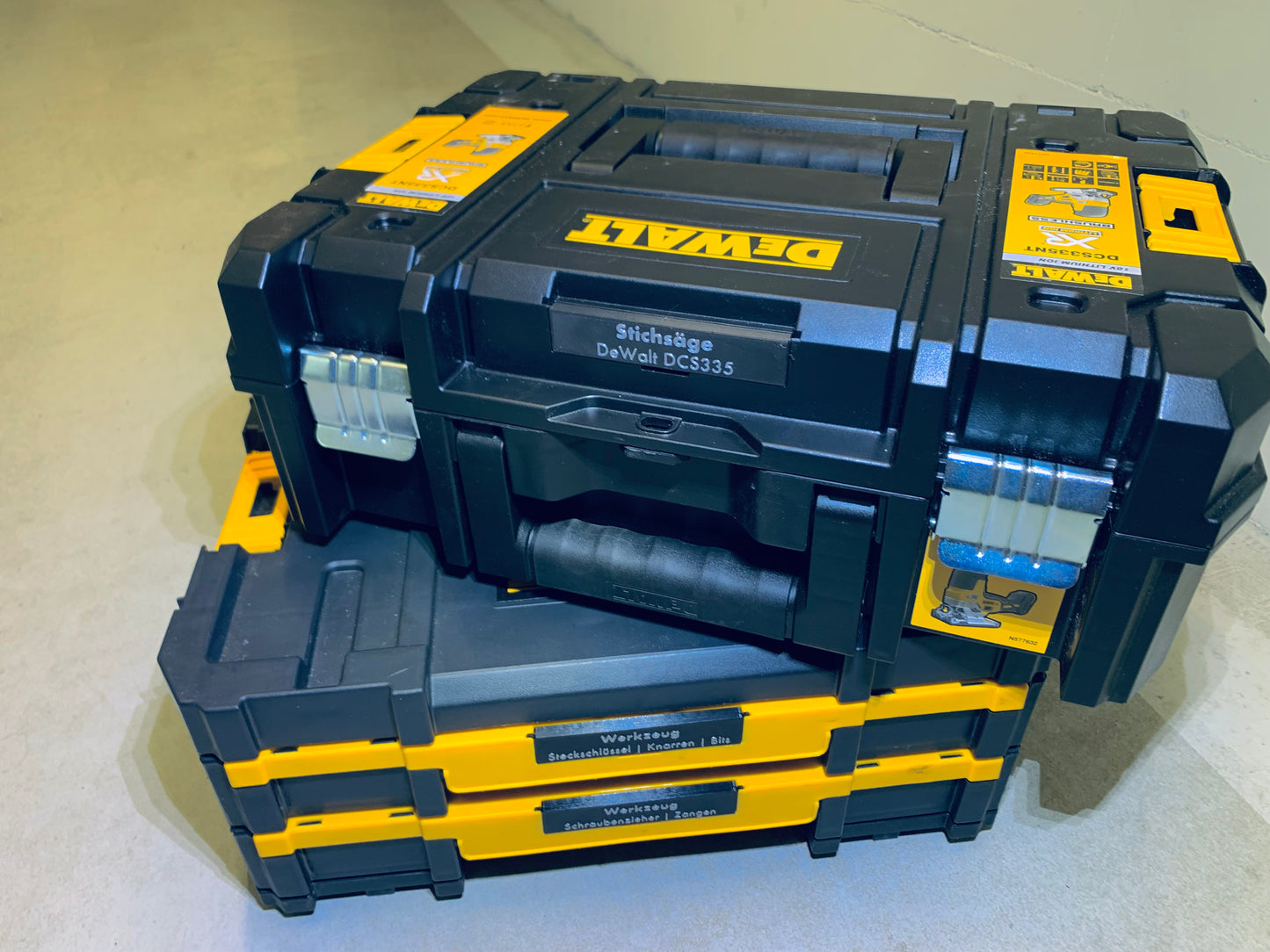 Custom Label (for Dewalt TSTAK / Stanley ProStack)